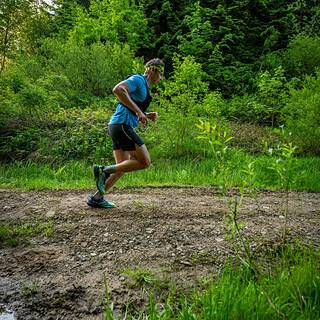 Michał během Ultramaraton Jaga-Kora 2026