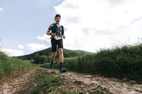 Piotr během Ultra-Trail® Małopolska 2026