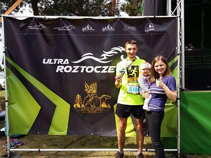 Michał během Roztocze Ultra Race 2019
