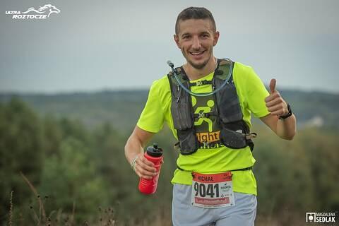 Michał během Roztocze Ultra Race 2020