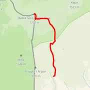 Mapa trati