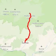 Mapa trati