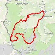 Mapa trati